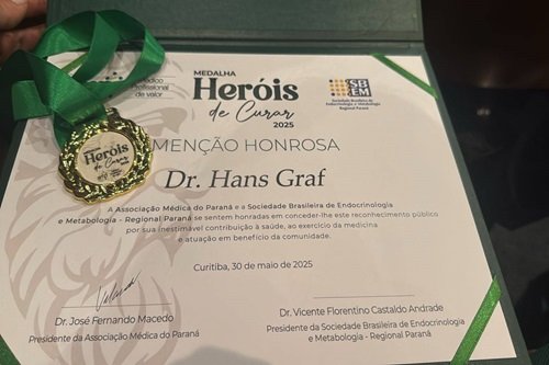 Dr. Hans Graf foi um dos homenageados.