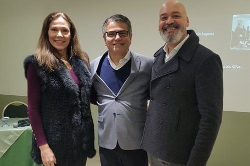 Dra. Gisah Amaral, Dr. Vicente Andrade e Dr. Cleo Mesa Jr.