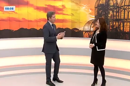 Dra. Salma Parolin em entrevista à RIC TV